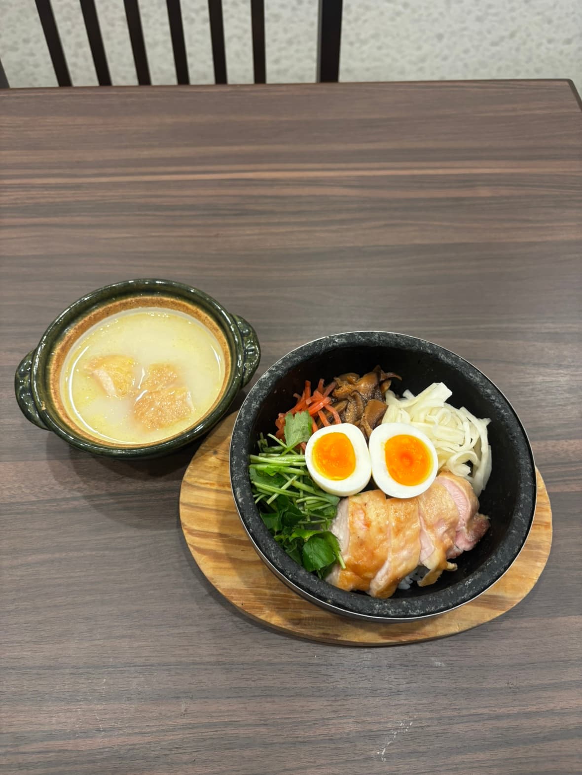 雞肉飯+小火鍋